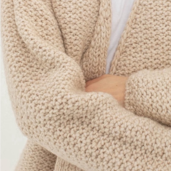 Alpaca Wool Cardigan size Large - Picture 7 of 10